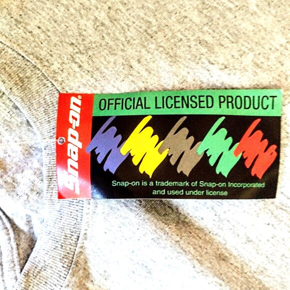 SNAP-ON Men's 2XL Heather Gray SS Tee (HANES) ~ MOTORCYCLE Graphics ~ NE… - Picture 8 of 14